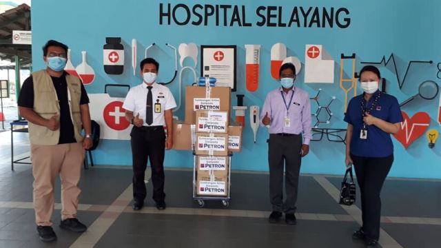 petron just donated thousands of ppes to malaysian hospitals