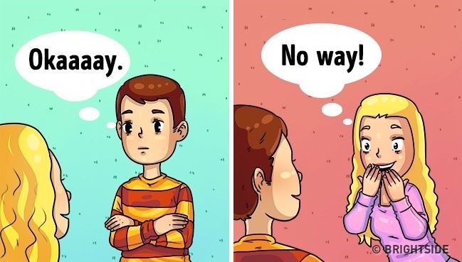 these 5 phrases can mean very different things depending on your gender