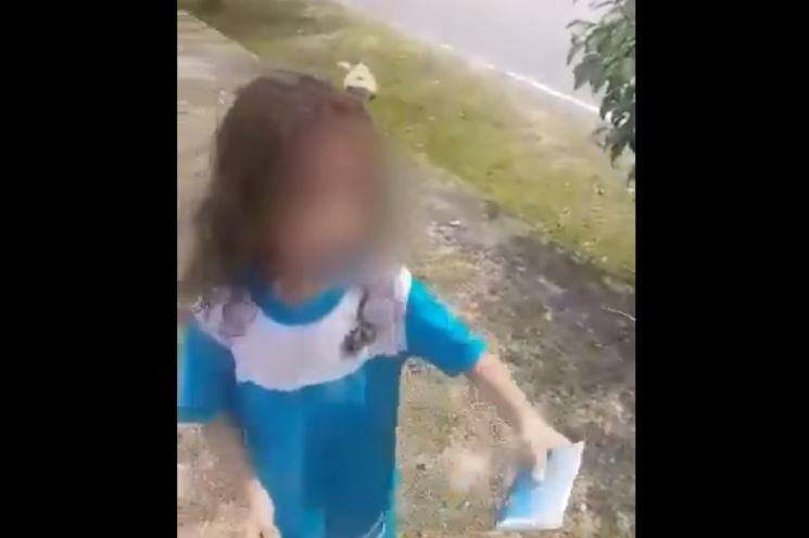 six-year-old girl roaming around alone saved by biker