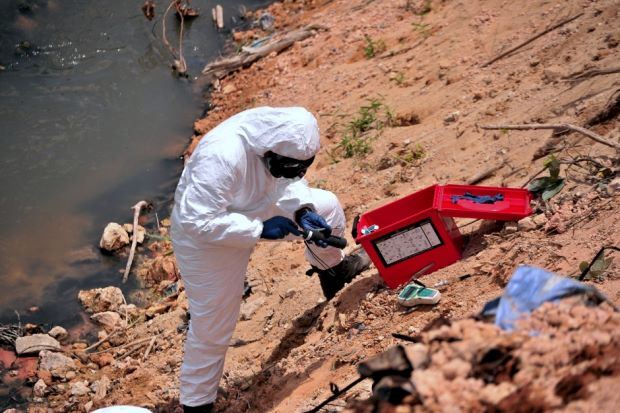 2.43 tonnes of chemical waste has been collected from sungai kim kim
