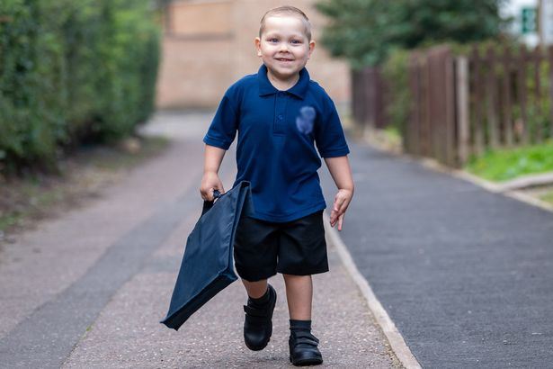  this 4-year-old boy is a champion for beating leukemia twice