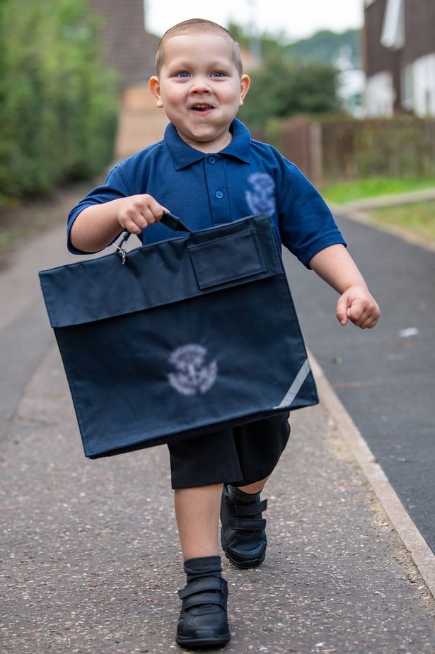 this 4-year-old boy is a champion for beating leukemia twice