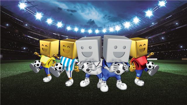 celcom送你5个限量版足球公仔   每个都各具特色