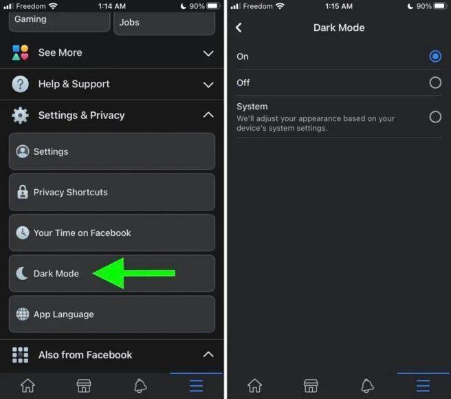 facebook dark mode全面启动!ios用户可以跟着这些步骤来开启!