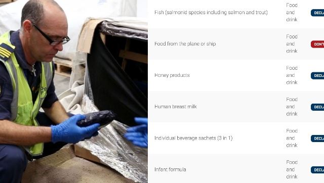 从现在开始不能携带这些物品入境澳洲!否则将当场被取消访客签证!