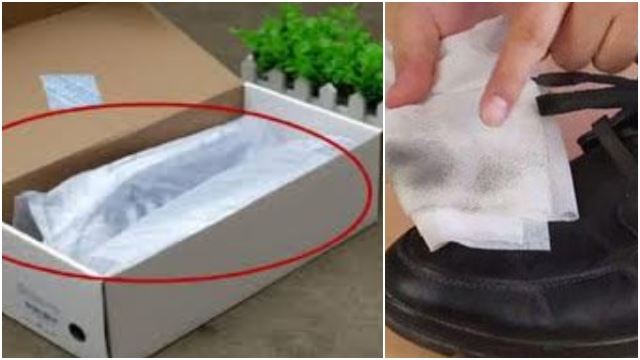 以后不要丢掉!鞋盒里面的白布超实用!