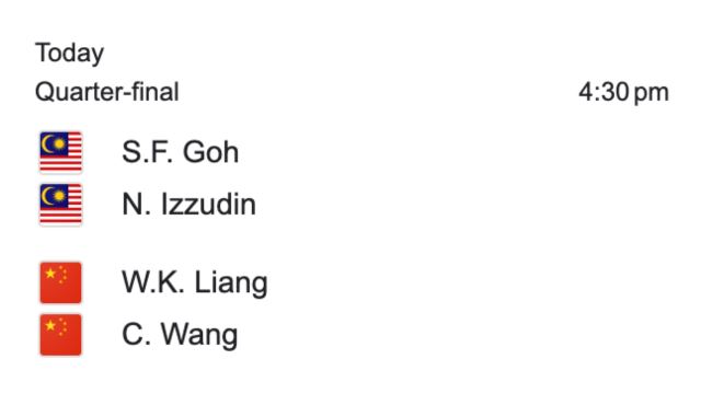 【印尼超級1000赛】8强开打❗️恭喜大马2男单、4双打成功晋级🔥