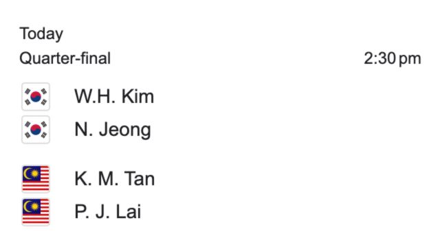 【印尼超級1000赛】8强开打❗️恭喜大马2男单、4双打成功晋级🔥