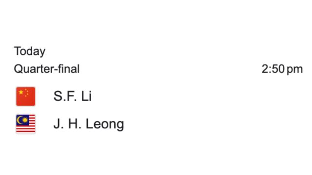 【印尼超級1000赛】8强开打❗️恭喜大马2男单、4双打成功晋级🔥