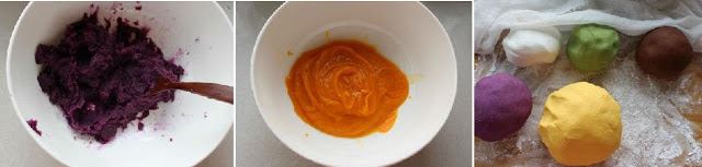 五彩汤圆这么做！和家人一起搓汤圆，吃汤圆吧