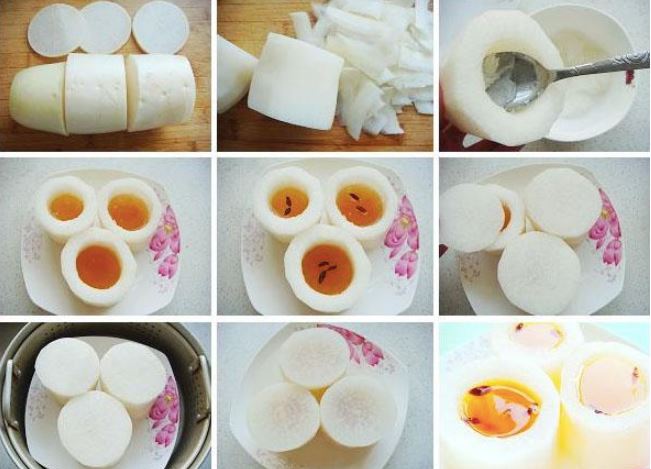 咳嗽厉害怎么办?白萝卜炖蜂蜜止咳效果超好!