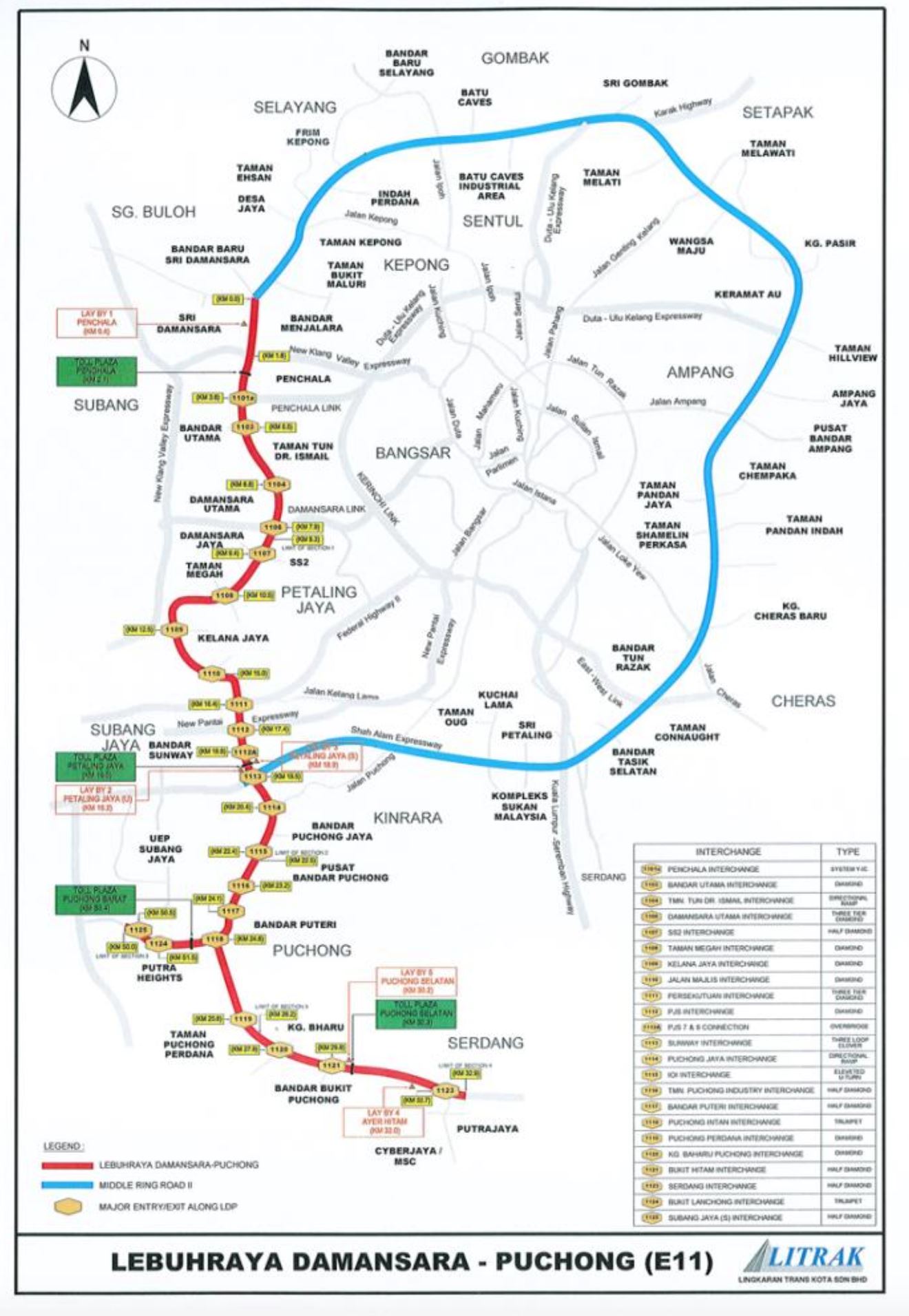常常傻傻分不清楚!教你分辨雪隆区9大高速大道的名字!