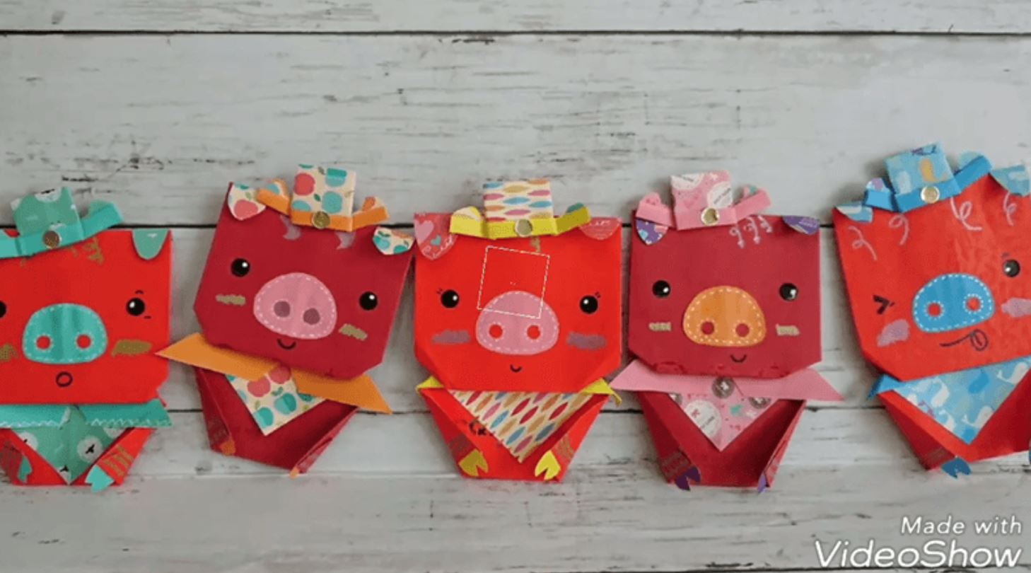 快学起来！10款猪年红包封新春装饰教学！