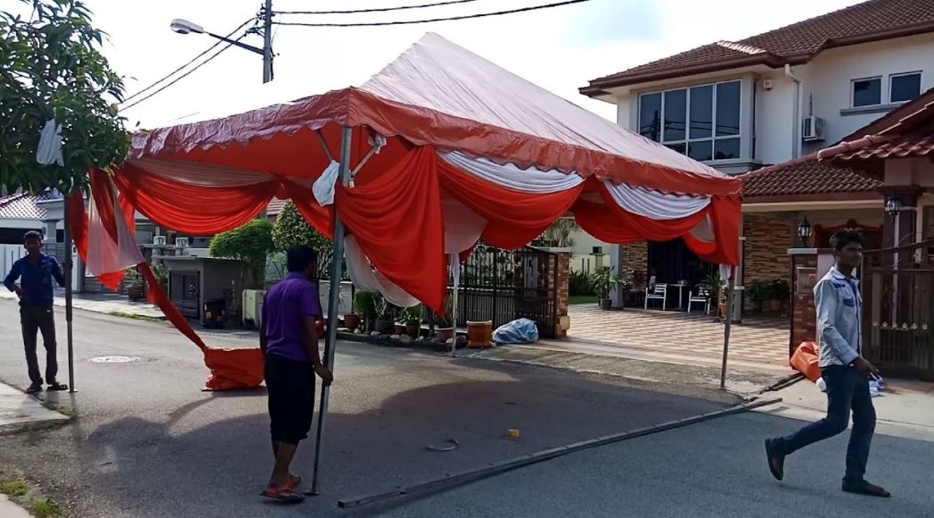 注意！在家外面搭棚被举报将被罚款rm1000!