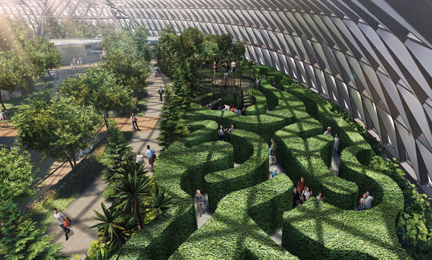 新加坡樟宜机场全新canopy park将在6月10日正式开放！