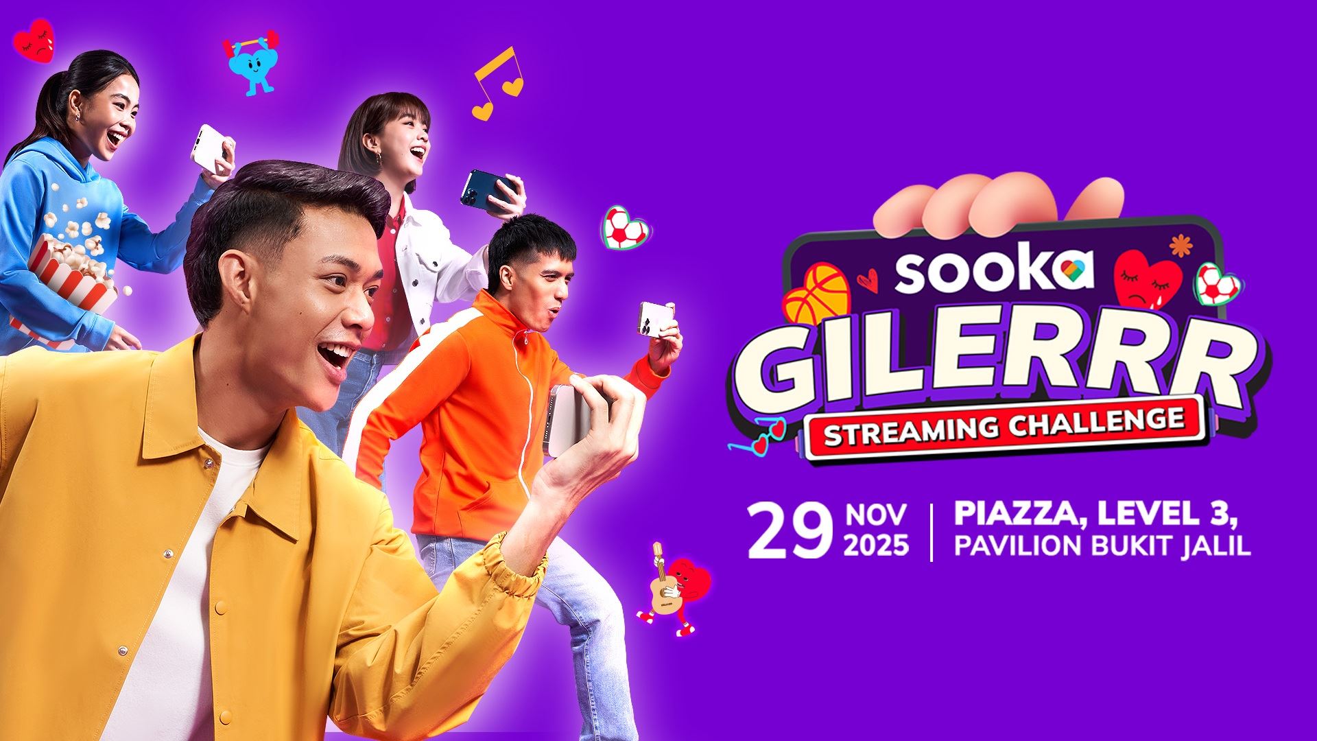 sooka gilerrr streaming challenge 列入马来西亚纪录大全 