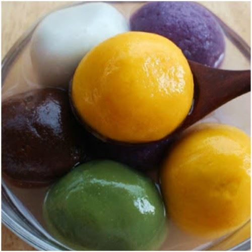 五彩汤圆这么做！和家人一起搓汤圆，吃汤圆吧