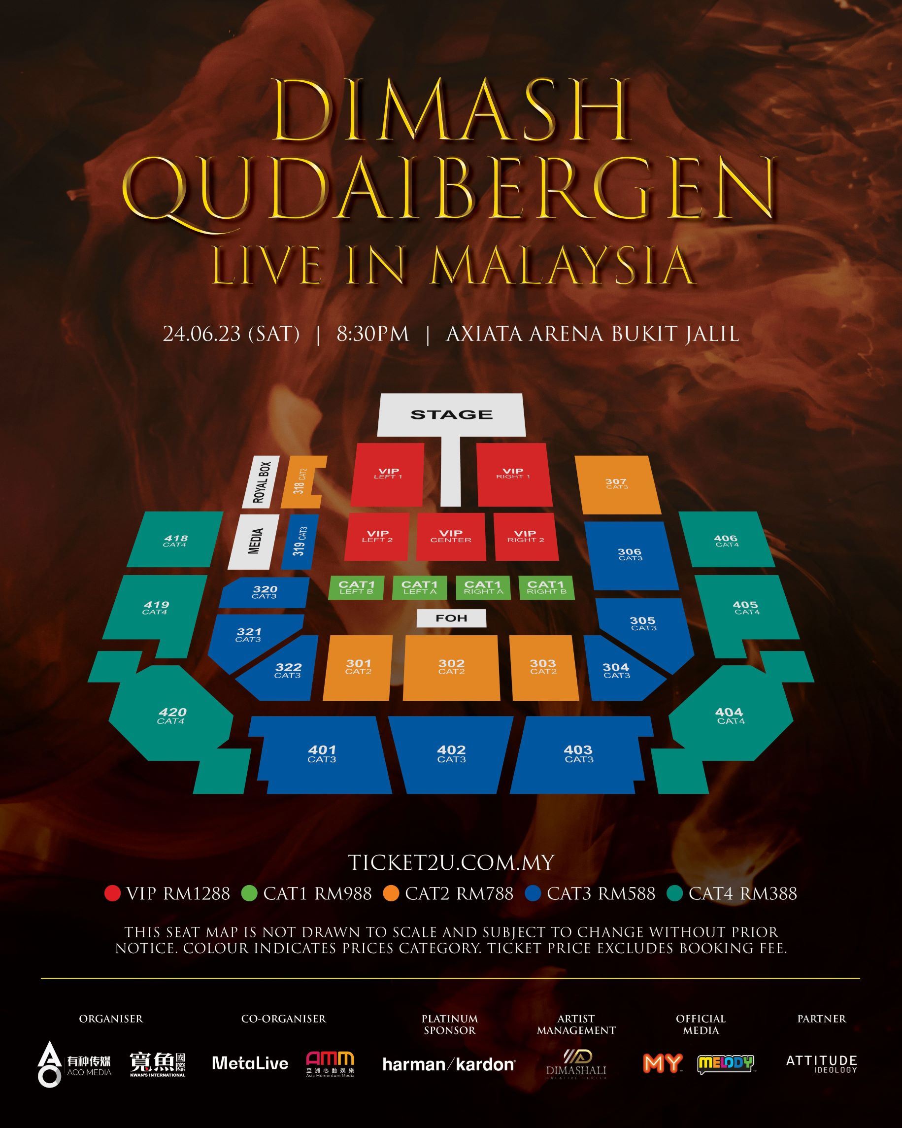 迪玛希大马演唱会将于6月24日隆重引爆🔥