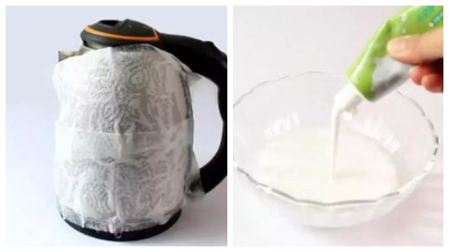 电热水壶上敷一层tissue！将出现意想不到的奇迹..