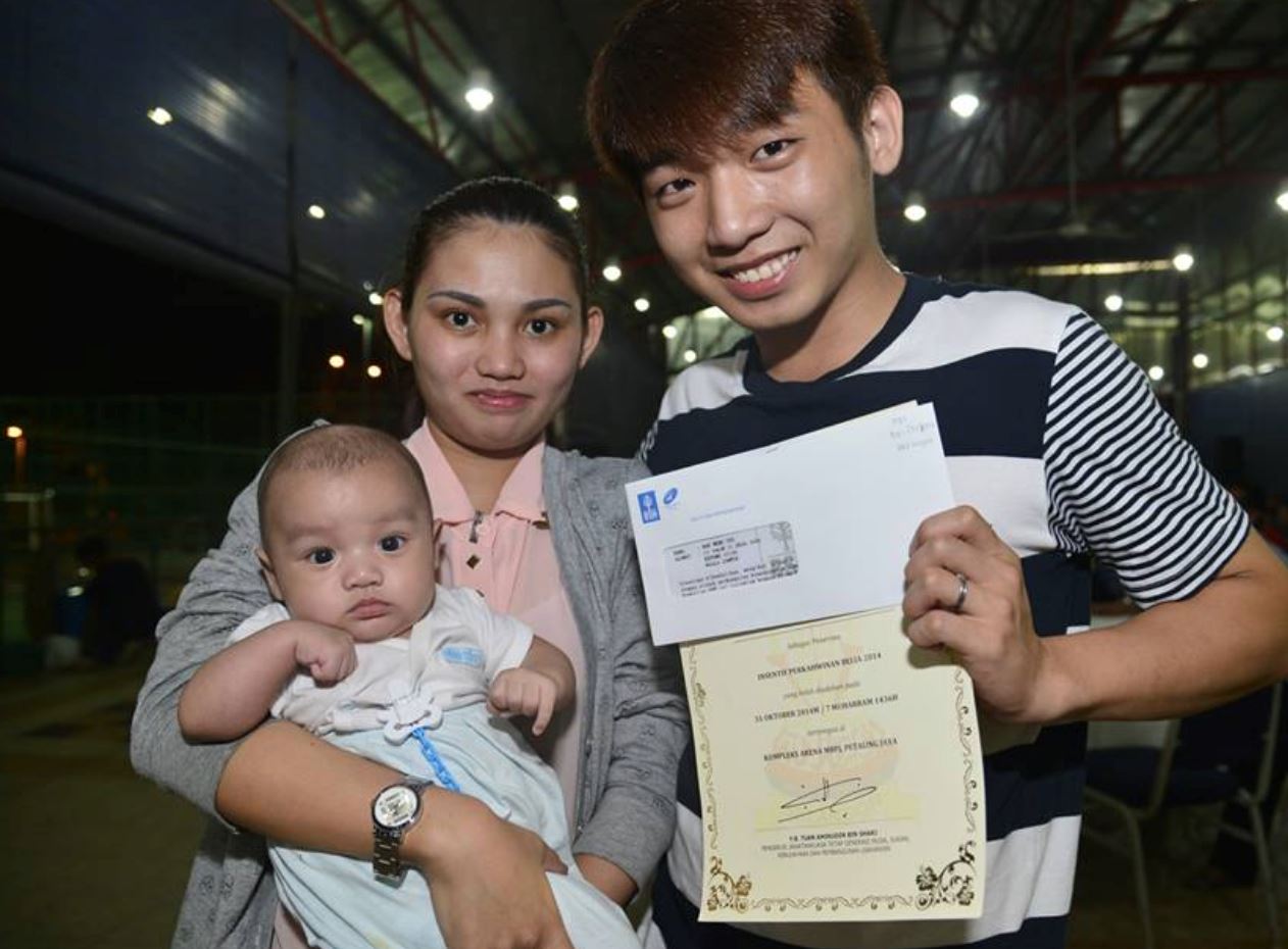 只要你符合以下条件,政府将派rm1000新婚奖励给新人