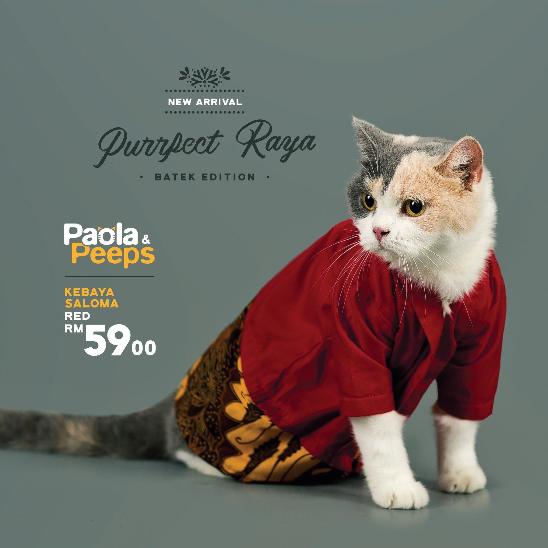 this year your anak bulus can pakai baju raya matching with the rest of the family too!