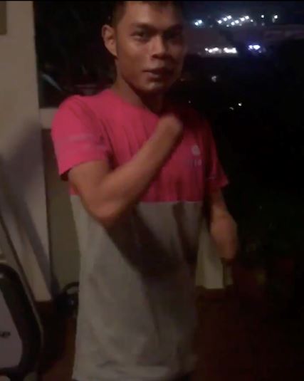 this food delivery service rider works hard for an honest living despite his disability!