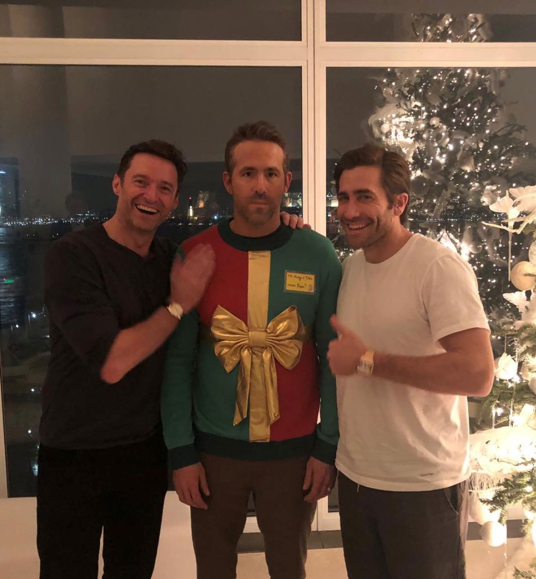 hugh jackman and jake gyllenhaal teamed up to prank ryan reynolds!