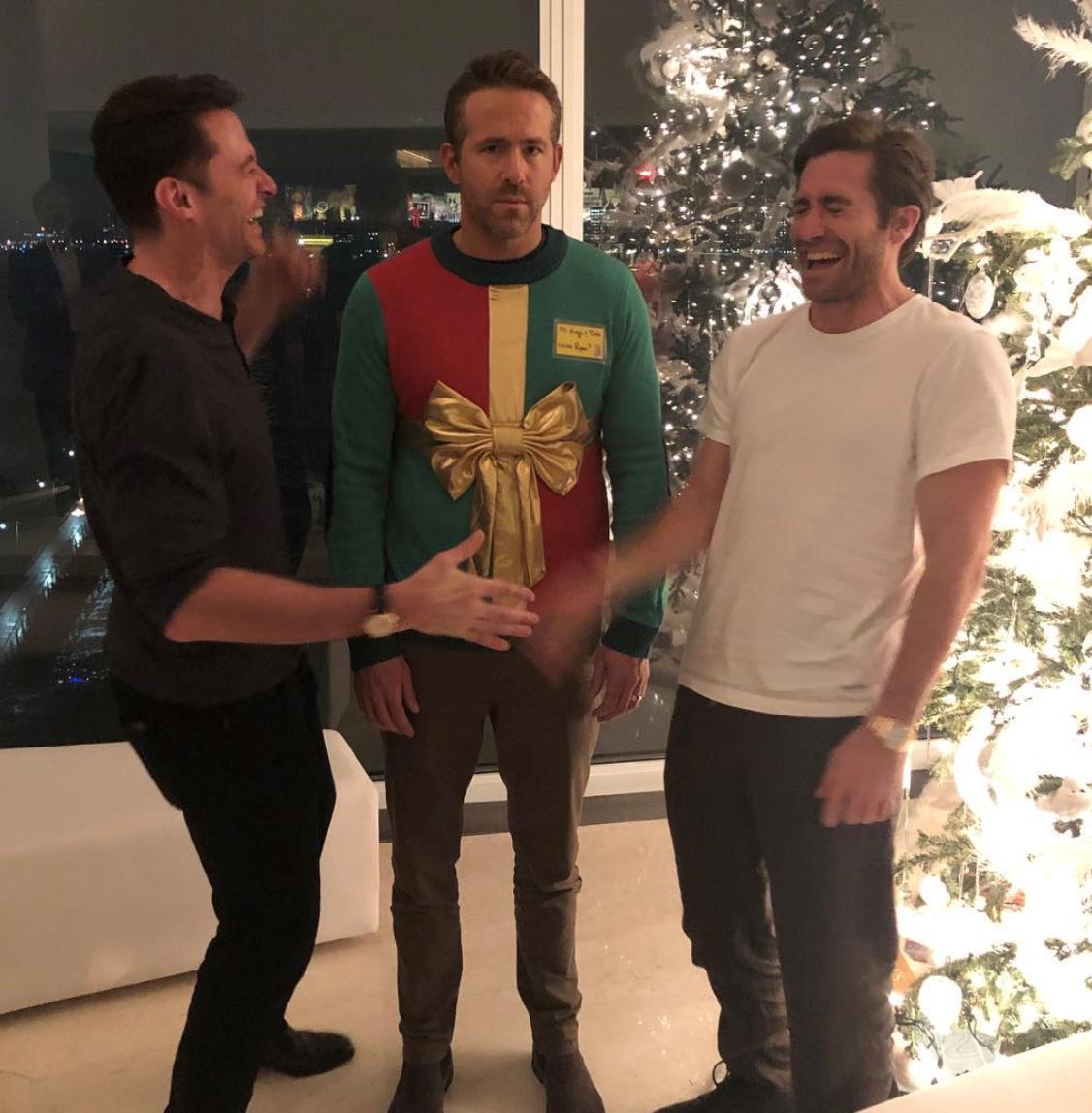 hugh jackman and jake gyllenhaal teamed up to prank ryan reynolds!