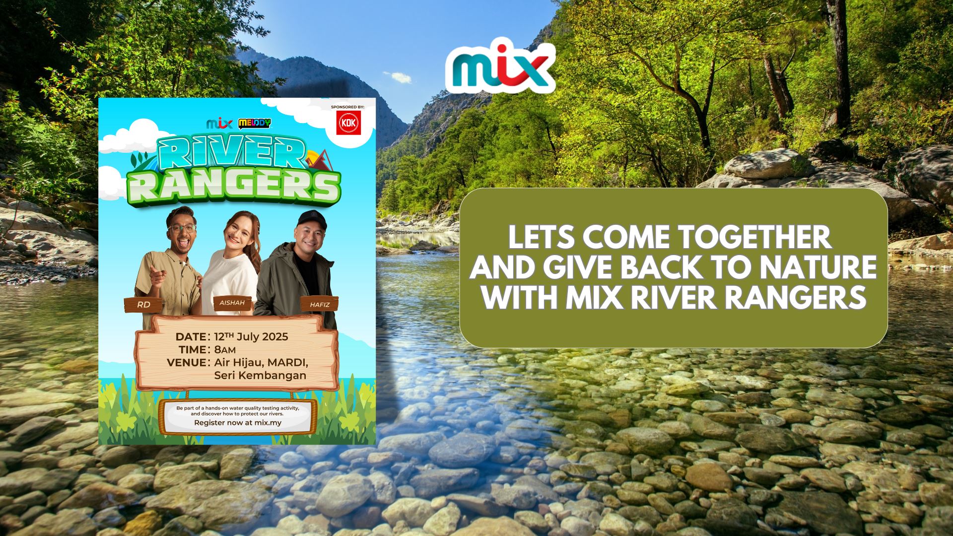 Let's Go, MIX RIVER RANGERS!