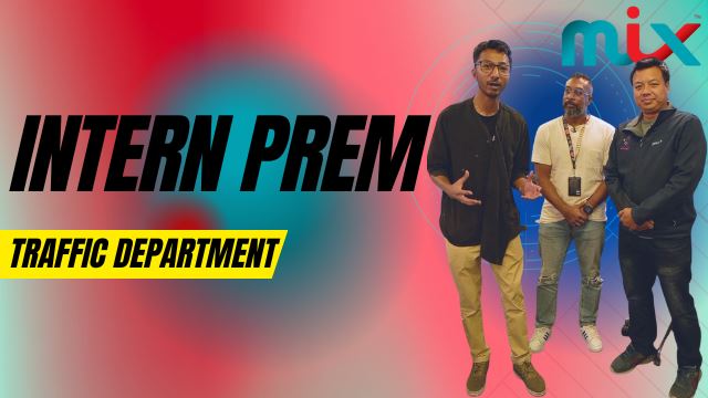 Prem Interns At The Astro Radio Traffic Department