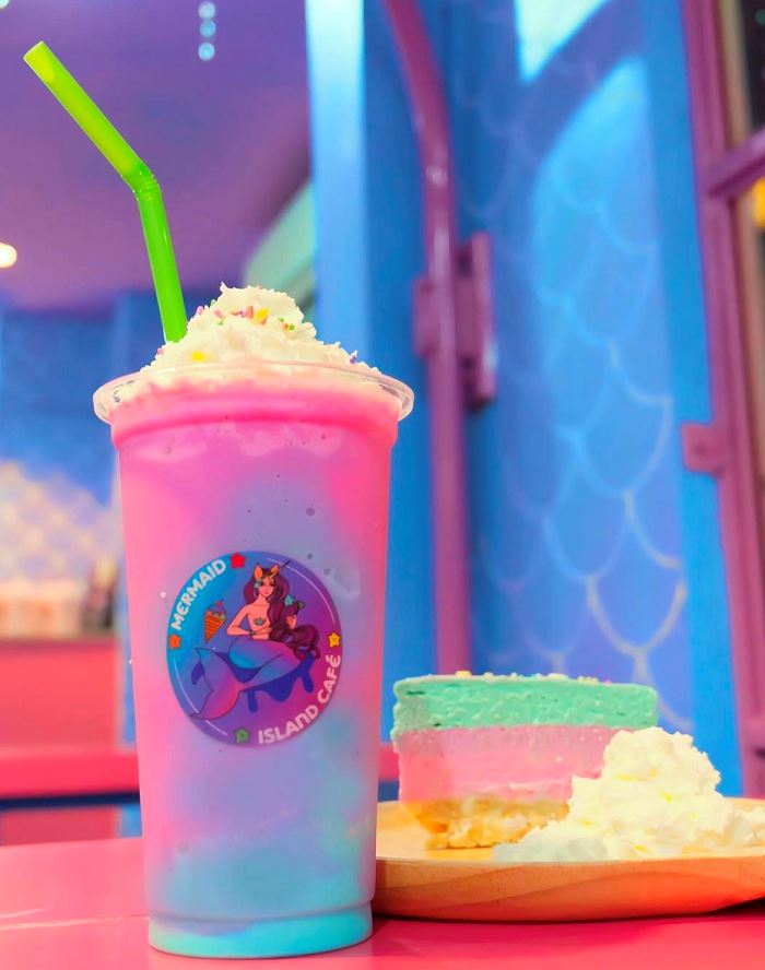 超梦幻！泰国美人鱼咖啡厅叹梦幻国度甜品 快快同闺蜜打卡