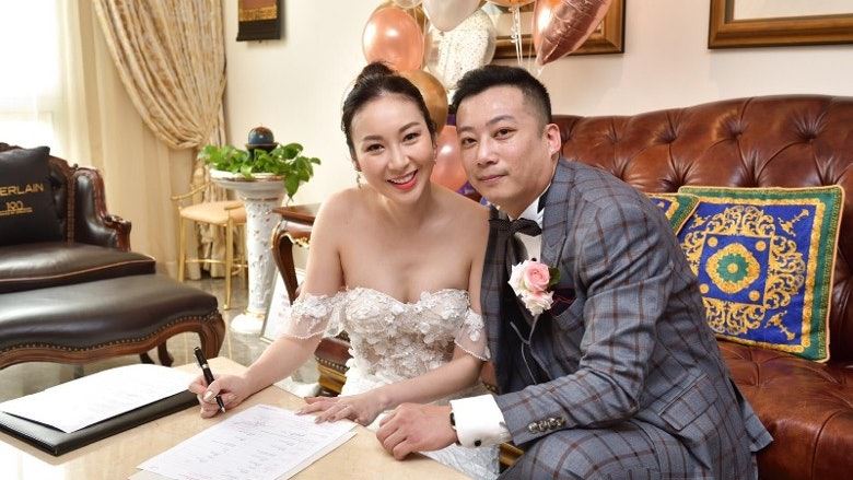 恭喜!jacquelin庄思敏成人妻啦!过程中居然忘记交换戒指?!