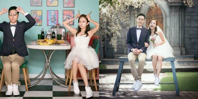 婚纱不搭球鞋就落伍！盘点7个穿球鞋拍婚纱的女星
