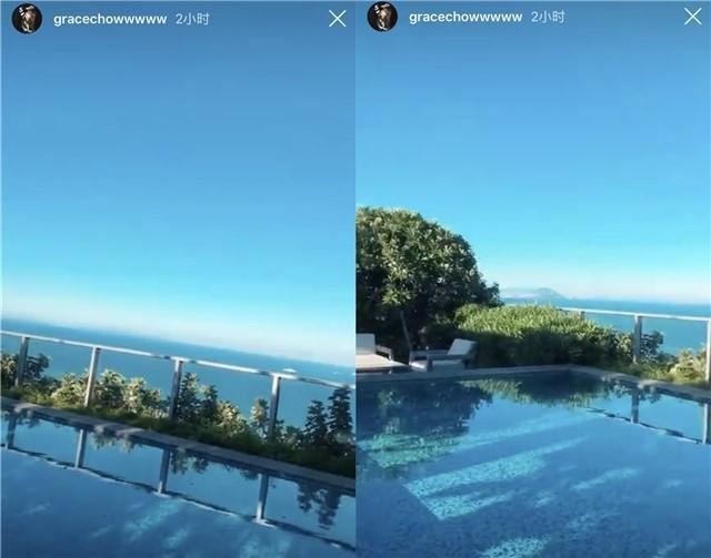 周扬青度假住海景房一晚要5万块，感叹：要永远保持童真呀女孩！