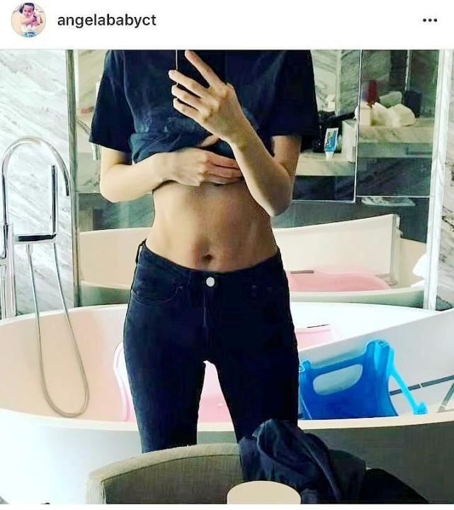 生完孩子一年腹肌回来了!baby撩衣服晒马甲线