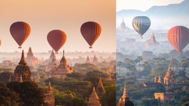 亚洲也有热气球！揭秘缅甸最美景色！