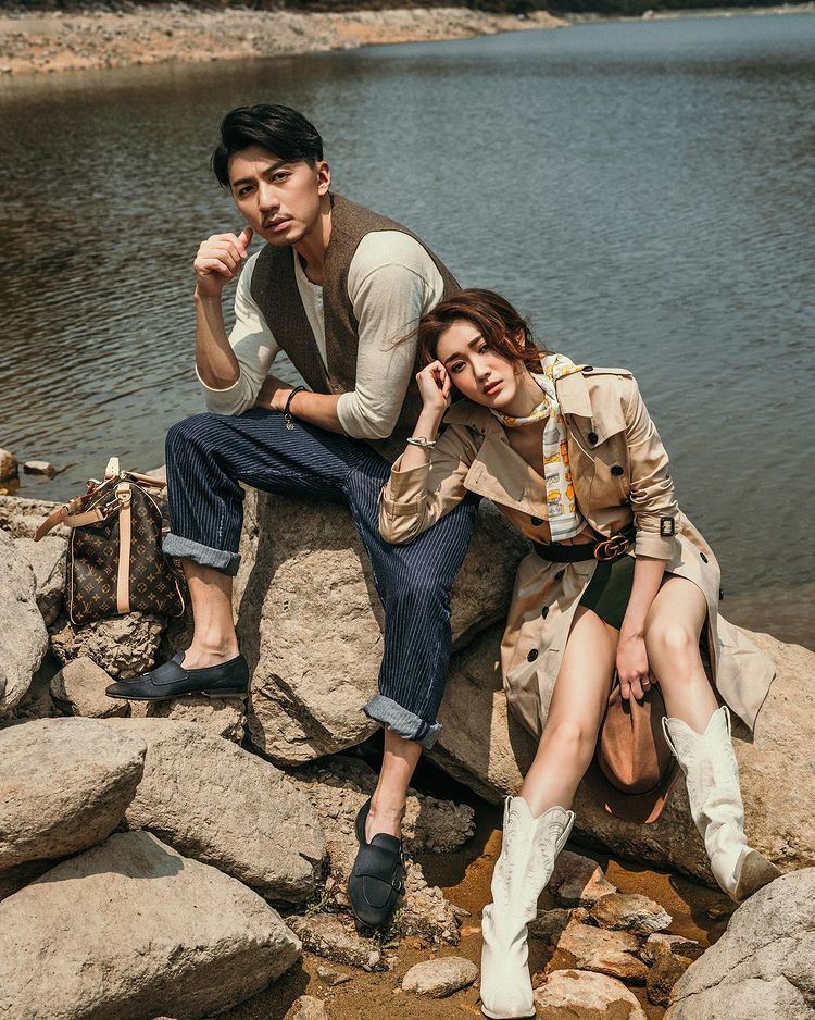 【多图】和袁伟豪拍摄夫妻写真❗️张宝儿大秀好身材哟🤎