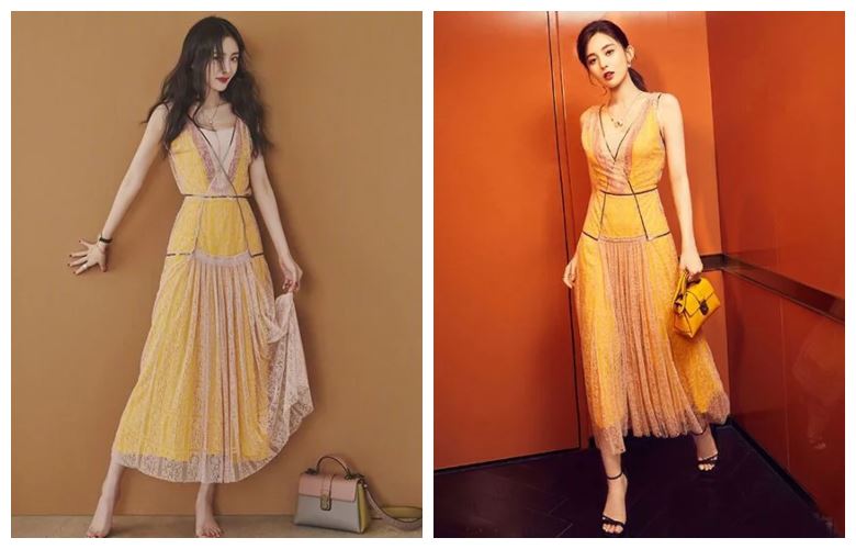 撞衫不怕输！11位与杨幂撞衫的女星pk特辑