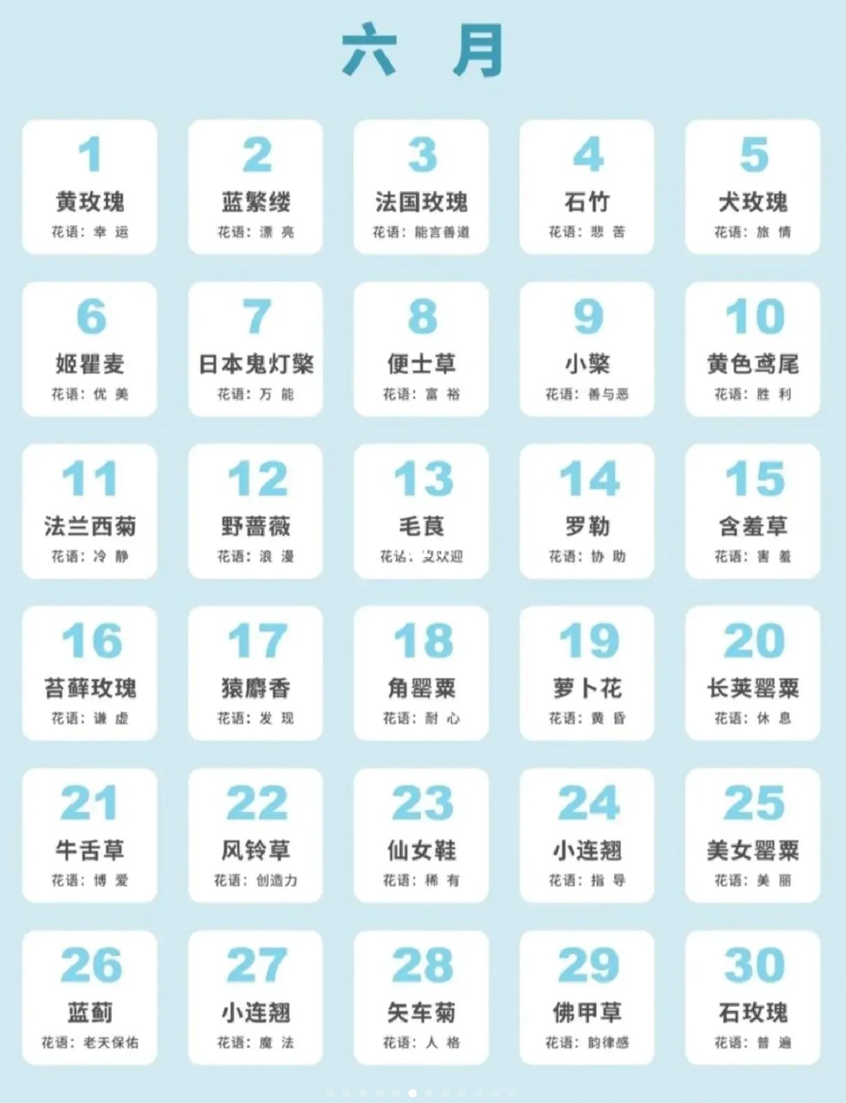 🎂原来生日也是有花语的❗️看ta哪天生日就送哪朵花吧🌸