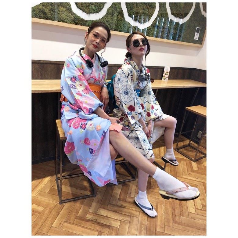 【多图】吕慧仪日本和服体验！晒出43寸长腿超吸眼
