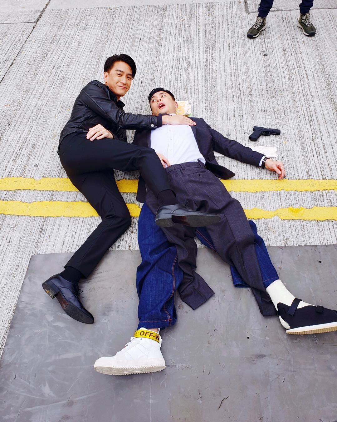 【多图】夹断脚掌怎么拍【飞虎】？黄宗泽公开拍摄真相让人笑爆嘴