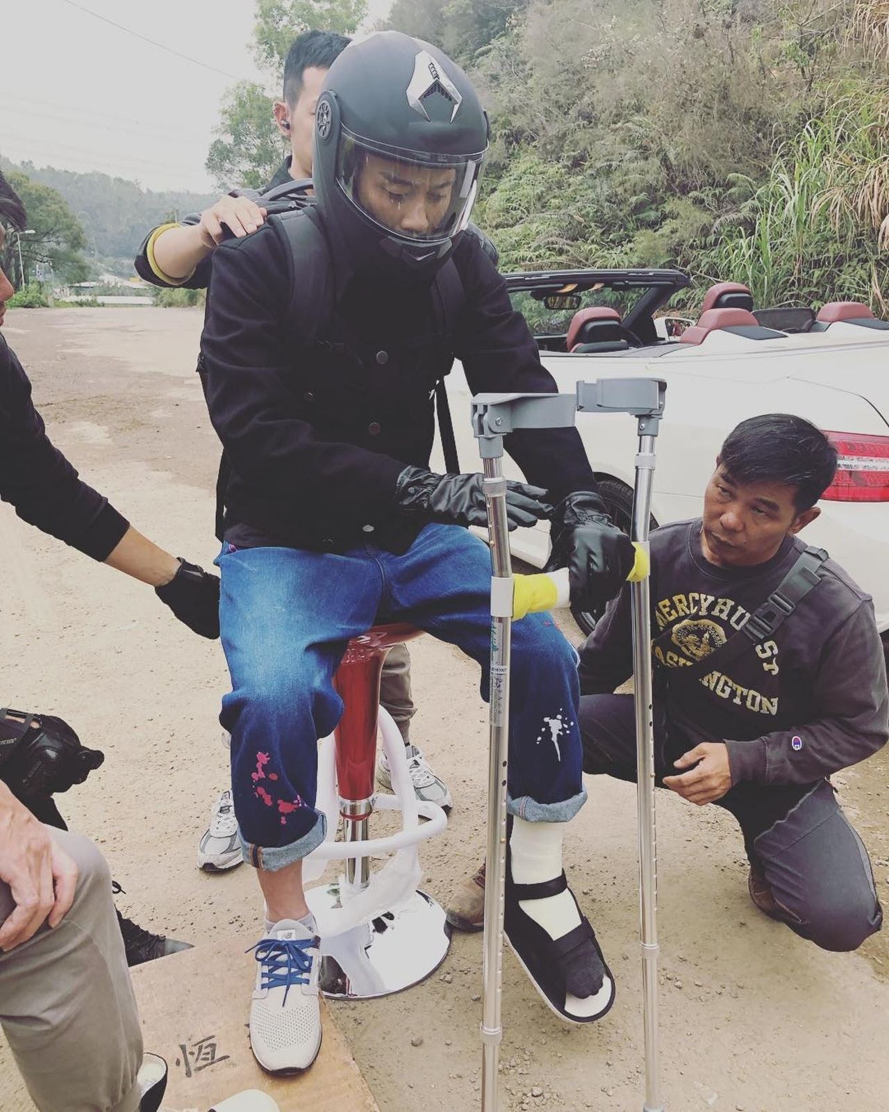 【多图】夹断脚掌怎么拍【飞虎】？黄宗泽公开拍摄真相让人笑爆嘴