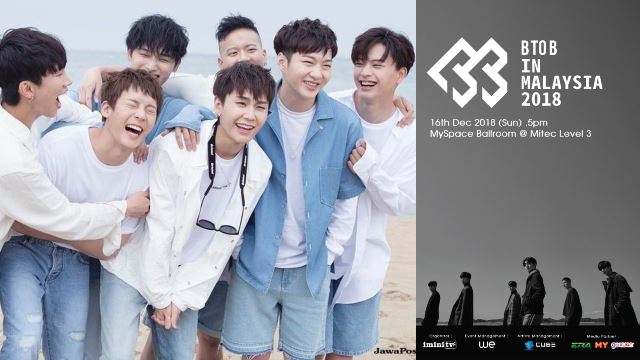 抽选30位幸运粉丝与btob合照!6人合体海外最终场留给大马