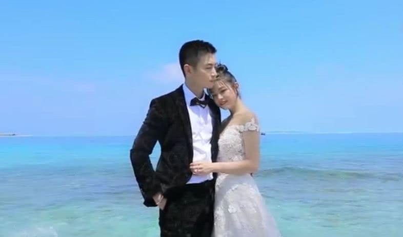 【多图】陈妍希、陈晓马尔地夫婚纱照来啦！十指紧扣甜炸