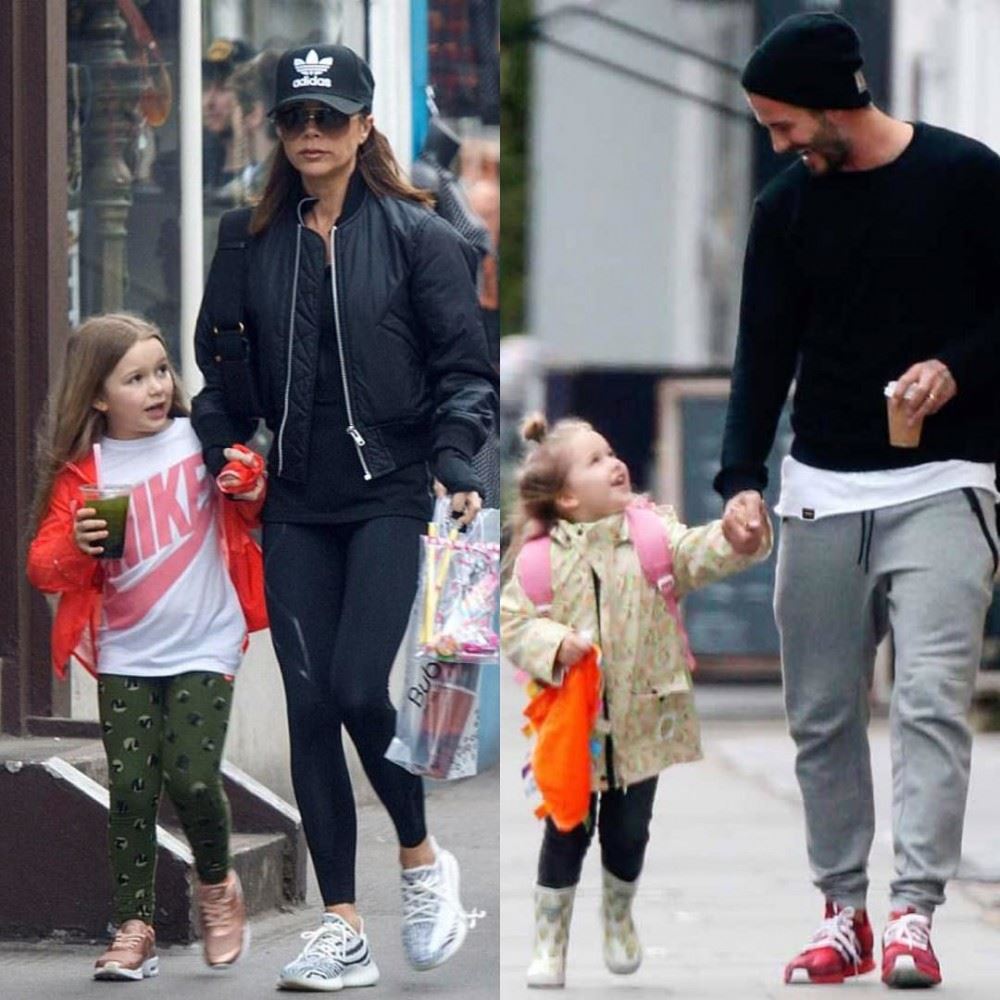 时光飞逝！victoria beckham晒小七照 差不多有妈妈一半的身高