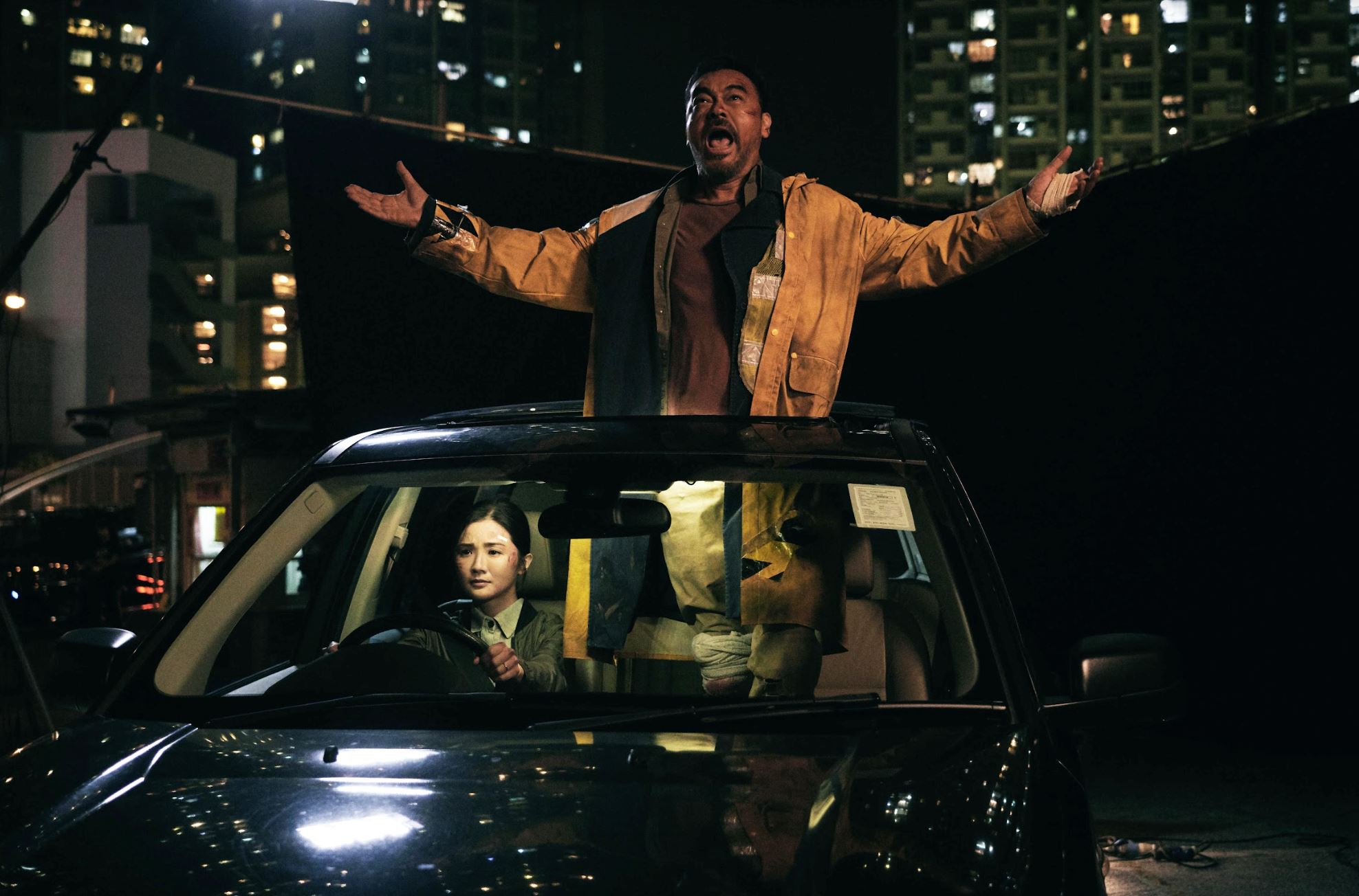 🎬《神探大战》开工如玩极限运动❗️蔡卓妍：我差点撞死刘青云啊😱