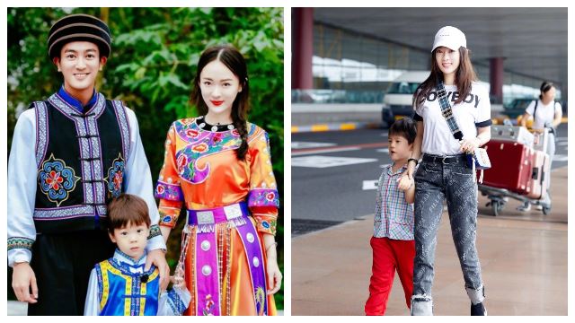 嗯哼长高了！竟超过妈妈霍思燕的腰了