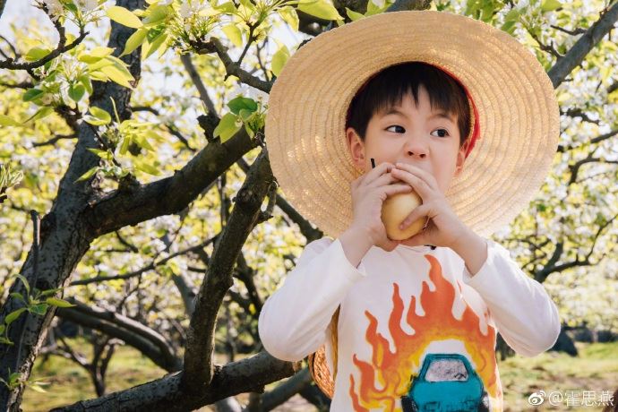 【多图】霍思燕晒母子照！甜亲嗯哼脸颊好有爱