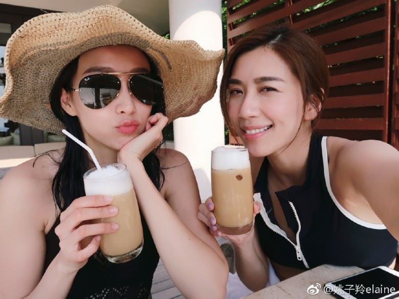 泰国行猛晒性感！姚子羚蕾丝泳衣若隐若现 李施嬅大秀长腿