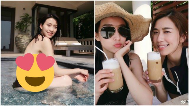 泰国行猛晒性感！姚子羚蕾丝泳衣若隐若现 李施嬅大秀长腿